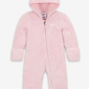 Nike Pink Fleece Baby Onesie Coverall